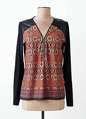 T-shirt manches longues manches longues noir TELMAIL femme