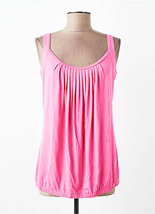 Top stretch fines bretelles rose MARBLE femme