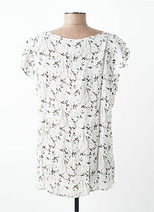 Blouse manches courtes manches courtes gris IMITZ femme