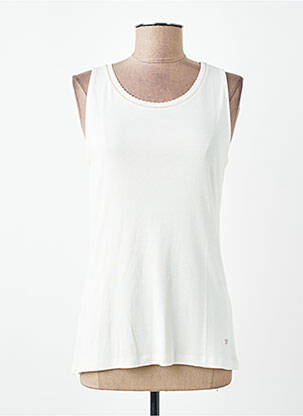 Débardeur stretch sans manche beige KATMAI femme