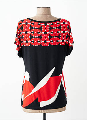 Top stretch manches courtes rouge TELMAIL femme