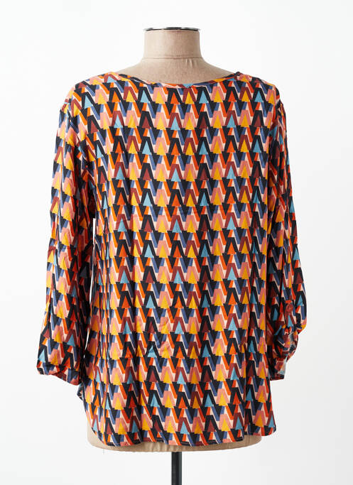 Blouse manches 3/4 manches 3/4 jaune GEVANA femme