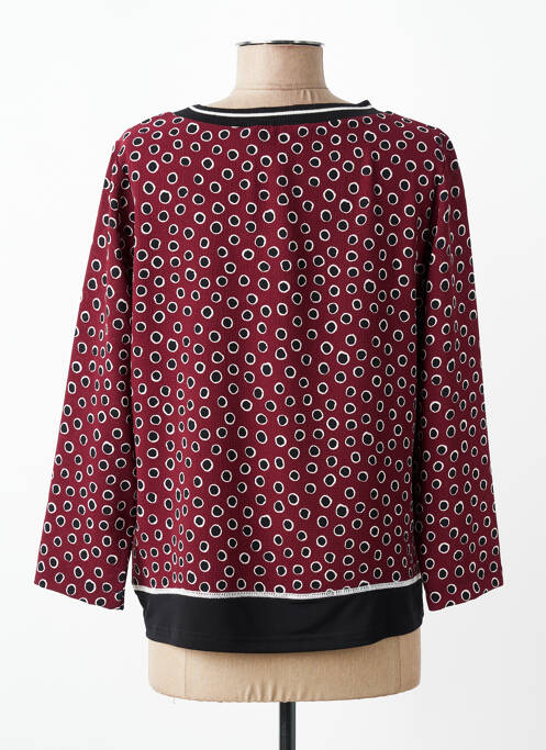 Blouse manches longues manches longues rouge TELMAIL femme