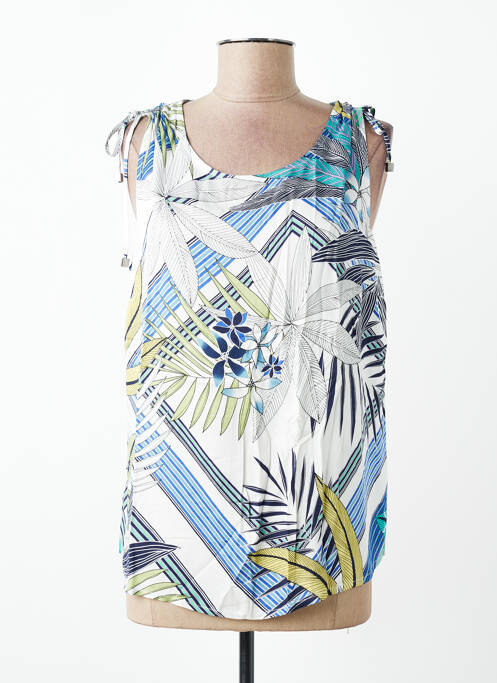 Top sans manche sans manche bleu DIANE LAURY femme
