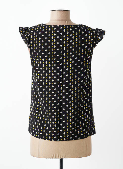 Blouse manches courtes manches courtes noir C'EST BEAU LA VIE femme