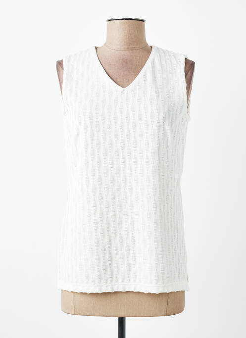 Top stretch sans manche blanc MERI & ESCA femme