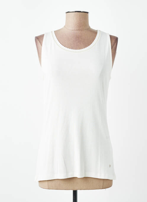 Débardeur stretch sans manche beige KATMAI femme