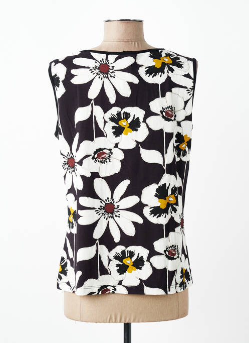 Débardeur stretch sans manche noir TELMAIL femme