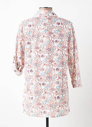 Chemisier coupe cintrée manches longues blanc FRANCE RIVOIRE femme
