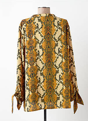 Blouse manches longues manches longues jaune NOOGAT BY AKOZ femme