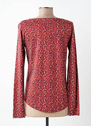 T-shirt manches longues manches longues rouge C'EST BEAU LA VIE femme