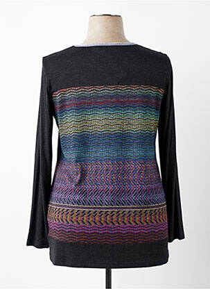 T-shirt manches longues manches longues noir TELMAIL femme