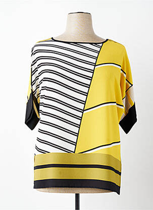 Blouse manches courtes manches courtes jaune TELMAIL femme
