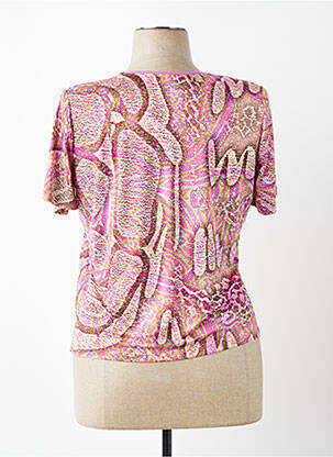 T-shirt imprimé fantaisie manches courtes rose NAYAT femme