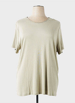 T-shirt coupe droite manches courtes vert DIANE LAURY femme