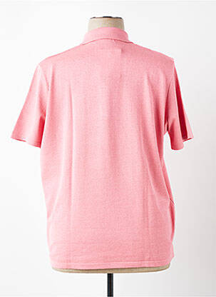 Polo coupe droite manches courtes rose I.ODENA femme