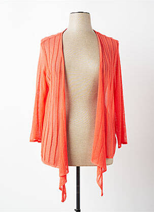 Veste casual coupe cintrée orange DIANE LAURY femme