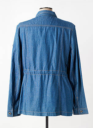 Veste casual coupe droite bleu REVER MILE femme
