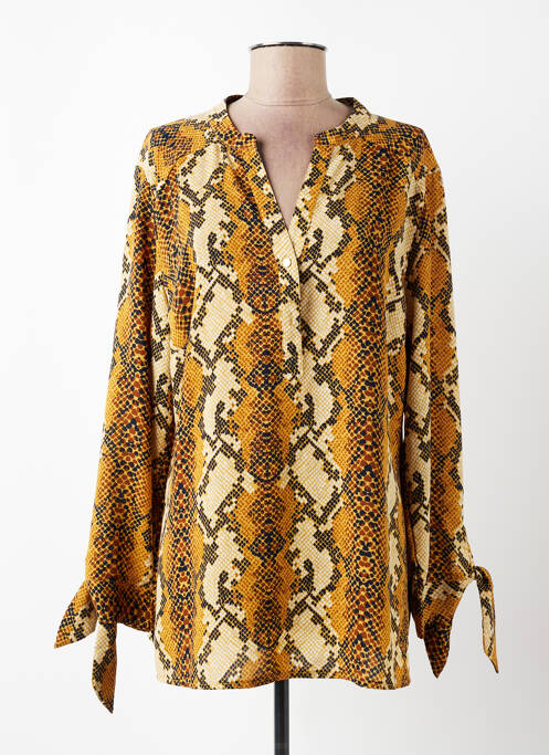 Blouse manches longues manches longues jaune NOOGAT BY AKOZ femme