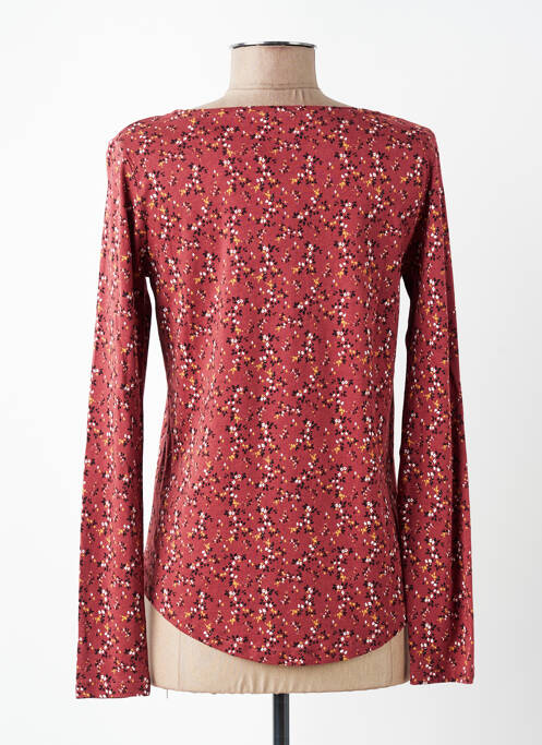 T-shirt manches longues manches longues rouge C'EST BEAU LA VIE femme