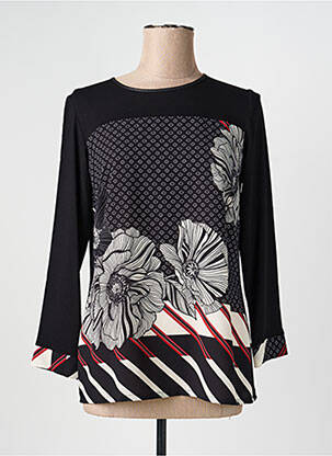 T-shirt manches longues manches longues noir TELMAIL femme