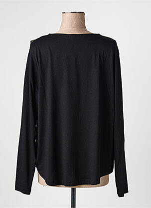 Top imprimé fantaisie manches longues noir DIANE LAURY femme