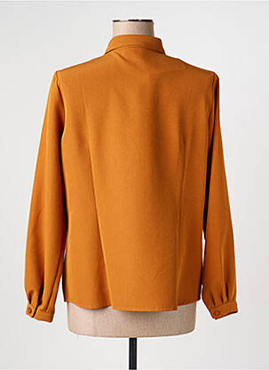 Veste casual coupe droite orange GEVANA femme