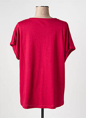 T-shirt coupe droite manches courtes rose KATMAI femme