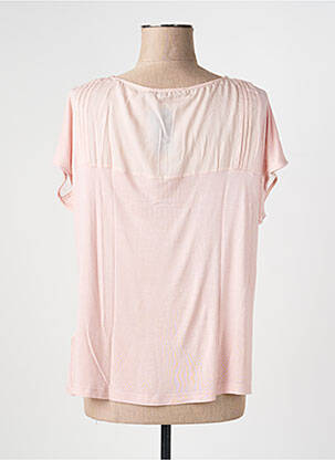 T-shirt coupe droite manches courtes rose C'EST BEAU LA VIE femme