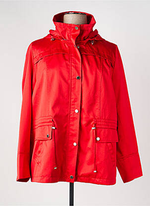 Blouson col col montant rouge CONCEPT K femme