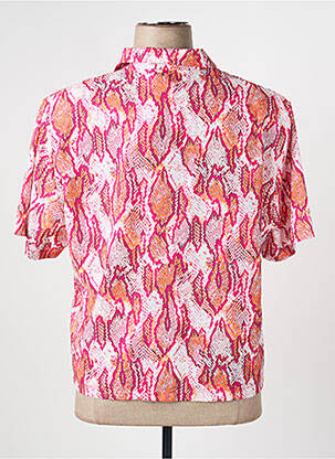 Chemisier manches courtes manches courtes rose VALMODE femme