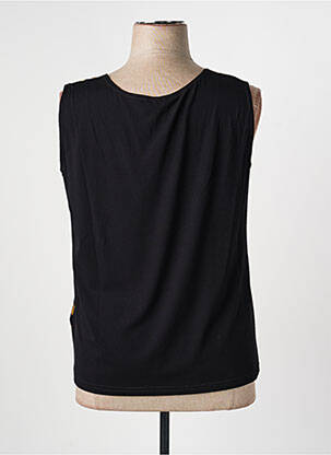 Top stretch sans manche noir TELMAIL femme
