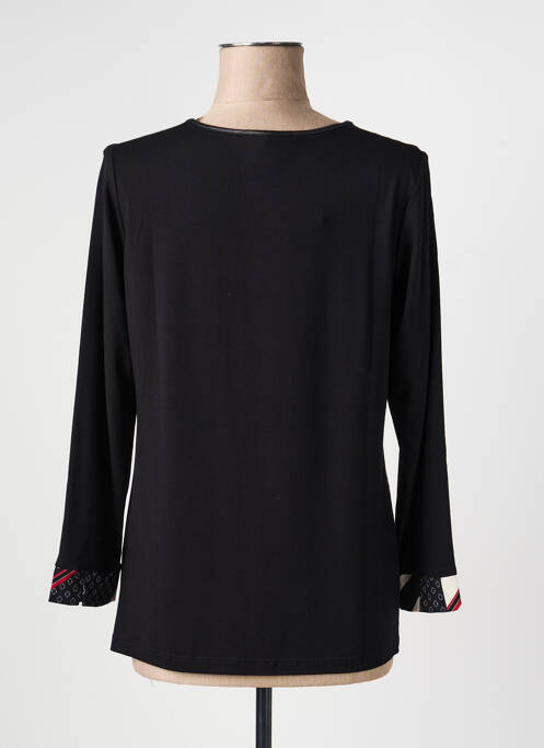 T-shirt manches longues manches longues noir TELMAIL femme