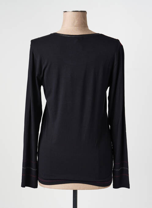 T-shirt manches longues manches longues noir JEAN DELFIN femme