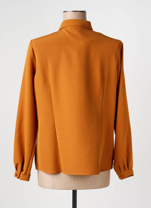 Veste casual coupe droite orange GEVANA femme