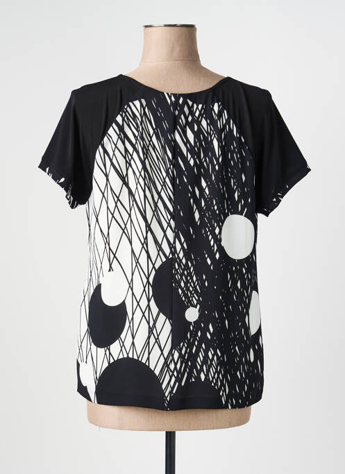 T-shirt imprimé fantaisie manches courtes noir TELMAIL femme