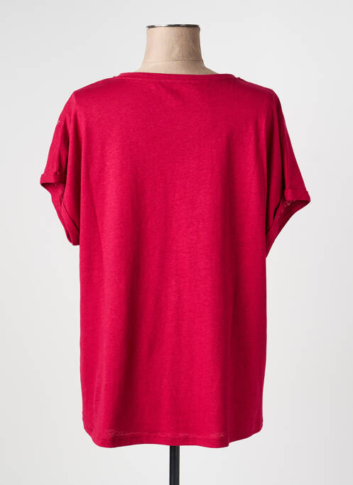 T-shirt coupe droite manches courtes rose KATMAI femme