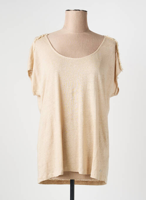 Top manches courtes manches courtes beige KATMAI femme