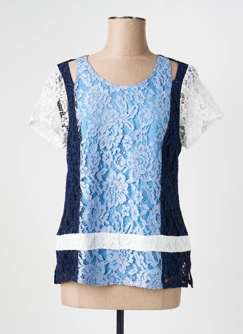 Top manches courtes manches courtes bleu MERI & ESCA femme