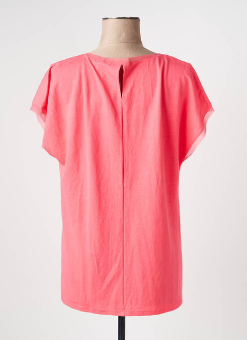 T-shirt imprimé fantaisie manches courtes orange KATMAI femme
