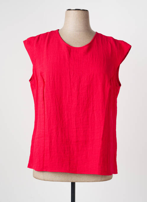 Top manches courtes manches courtes rose GEVANA femme