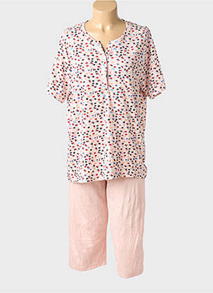 Pyjama coupe droite rose ARY & BELLE femme
