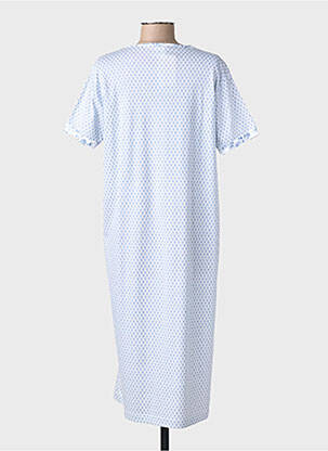 Chemise de nuit stretch bleu PERLINA femme