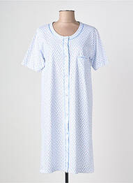 Chemise de nuit stretch bleu PERLINA femme