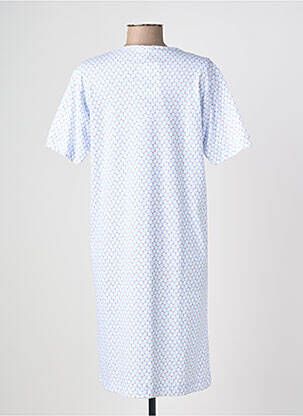 Chemise de nuit stretch bleu PERLINA femme