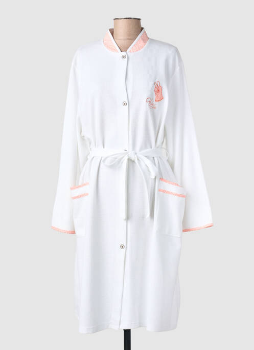 Déshabillé manches longues blanc JP femme