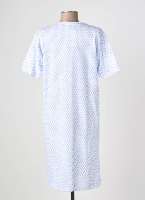 Chemise de nuit stretch bleu PERLINA femme