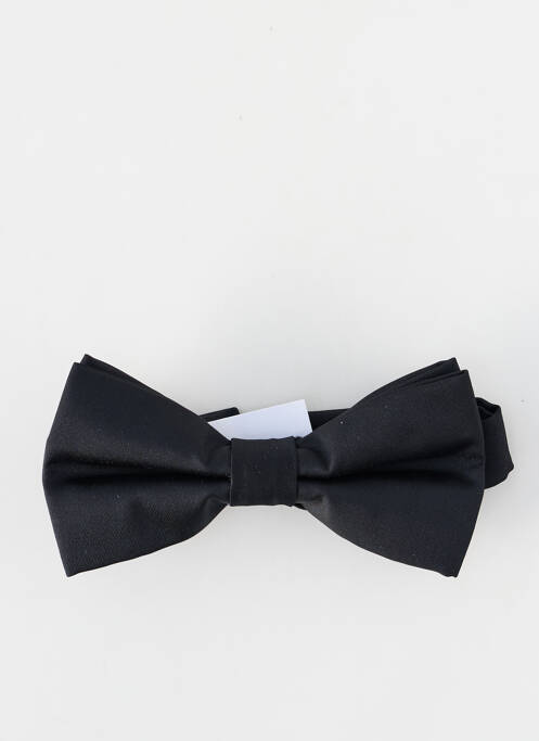 Noeud papillon tissage satiné noir JEAN BAPTISTE RAUTUREAU homme