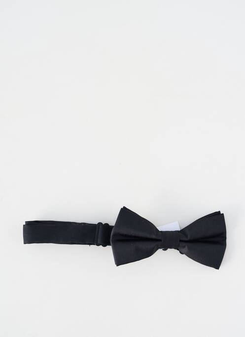 Noeud papillon tissage satiné noir JEAN BAPTISTE RAUTUREAU homme