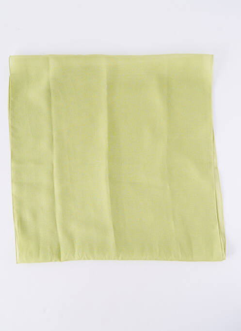 Foulard légère et transparente vert JEAN BAPTISTE RAUTUREAU femme